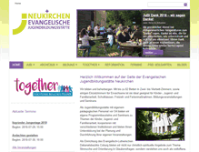 Tablet Screenshot of jugendhaus-neukirchen.de